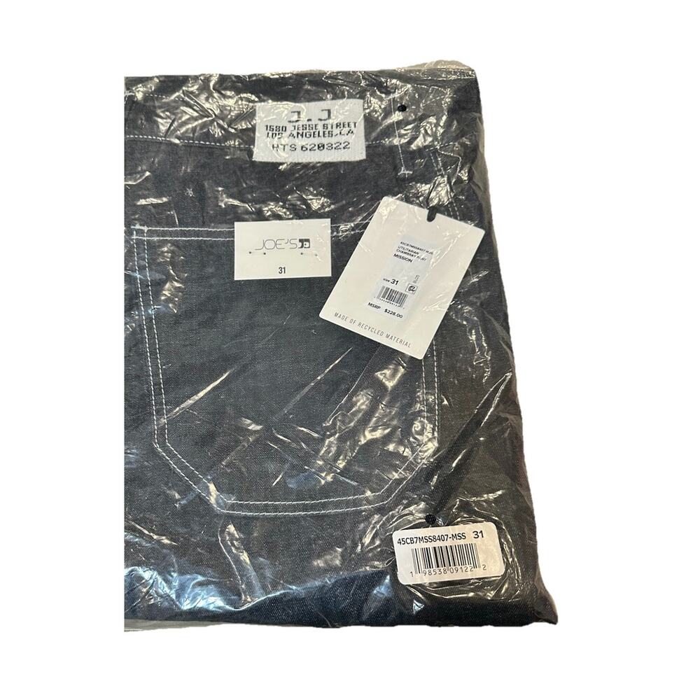 Joe’s Jeans UTILITARIAN CHAMBRAY PANT 31 MISSION NWT $228 - Picture 8 of 10